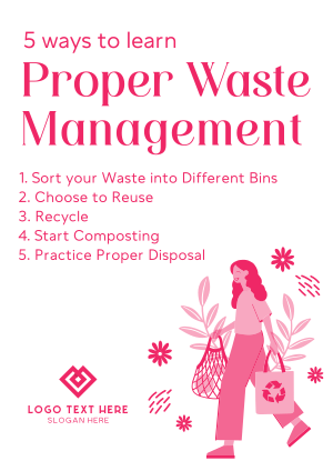 Proper Waste Management Flyer Image Preview