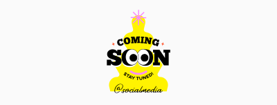 Coming Soon Emoji Facebook cover Image Preview