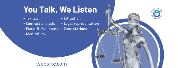 Lady Justice Consultation Facebook Cover Design Image Preview