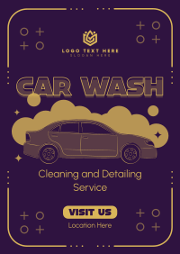 Car Cleaning and Detailing Poster Image Preview