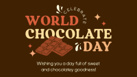 Today Is Chocolate Day Facebook Event Cover Design