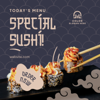 Special Sushi Instagram Post Design