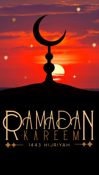 Unique Minimalist Ramadan Video Image Preview