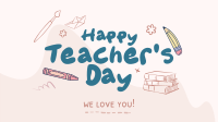 Teachers Day Greeting Facebook Event Cover Image Preview