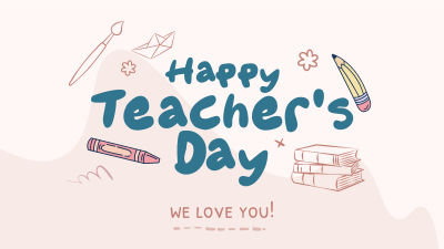 Teachers Day Greeting Facebook event cover Image Preview