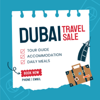 Dubai Travel Destination Instagram post Image Preview