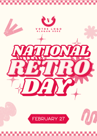 Nostalgic Retro Day Poster Image Preview
