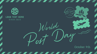 Post Day Envelope Facebook event cover Image Preview