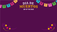 Festive Dia De Los Muertos Zoom background Image Preview