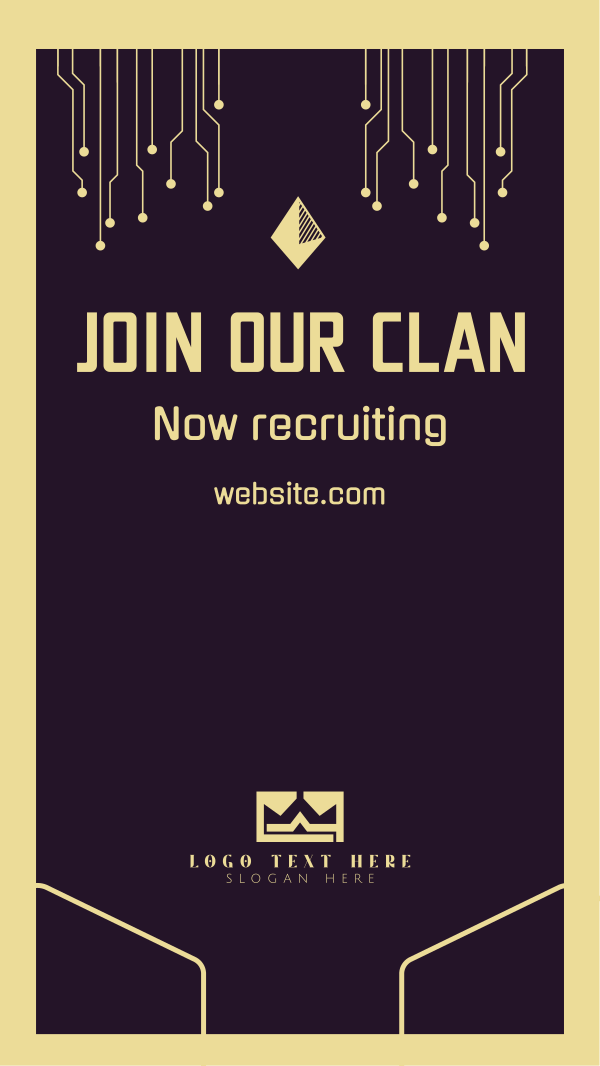 Join Our Clan Facebook Story Design Image Preview