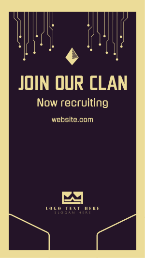 Join Our Clan Facebook story Image Preview