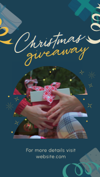 Christmas Giveaway Instagram Reel Design