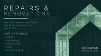 Repairs & Renovations Facebook Event Cover Image Preview