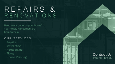 Repairs & Renovations Facebook event cover Image Preview