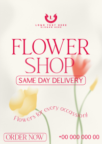 Flower Shop Delivery Flyer Image Preview