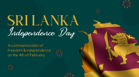 Sri Lankan Flag Animation Design