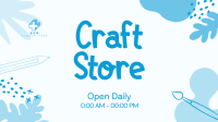 Craft Store Timings Facebook event cover Image Preview