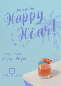 Classy Bar Drinks Poster Image Preview