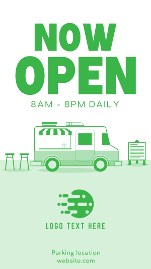 Food Truck Opening Instagram story Image Preview