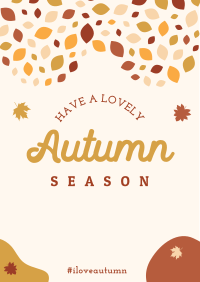 Autumn Leaf Mosaic Flyer Image Preview