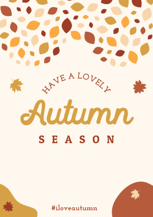 Autumn Leaf Mosaic Flyer Image Preview
