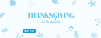 Thanksgiving Autumn Leaves Facebook Cover Design
