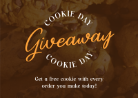 Cookie Giveaway Treats Postcard Image Preview