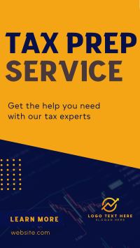 Get Help with Our Tax Experts Facebook Story Design