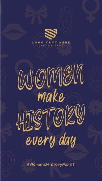 Women Make History TikTok video Image Preview
