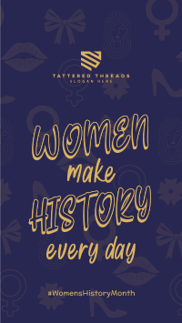 Women Make History TikTok Video Image Preview