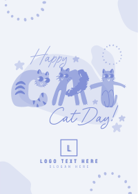 Happy Meow Day Flyer Design