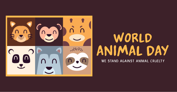 Safari Animals Facebook Ad Design Image Preview