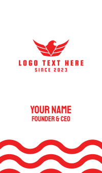 Red Eagle Gaming  Business Card Design