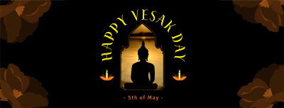 Celebrate Vesak Day Facebook cover Image Preview
