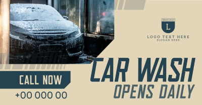 Car Wash Detailing Facebook ad Image Preview