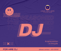 Seasoned DJ for Events Facebook Post Design