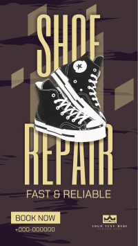 Shoe Repair Service Facebook Story Preview