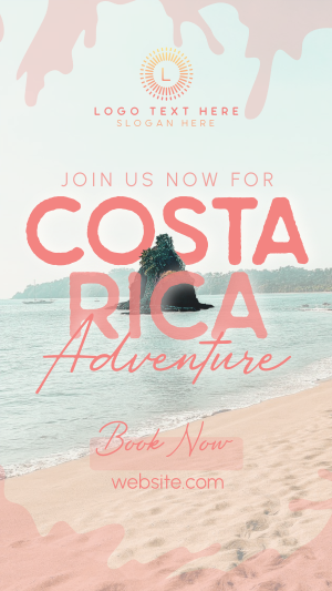 Welcome To Costa Rica Facebook story Image Preview