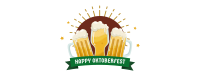Oktoberfest Beer Cheers Facebook cover Image Preview