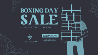 Boxing Day Mega Sale Facebook Event Cover Design