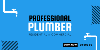 Professional Plumber Twitter post Image Preview