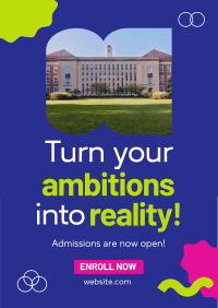 University Admissions Open Poster Image Preview