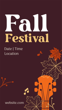 Fall Festival Celebration YouTube Short Design