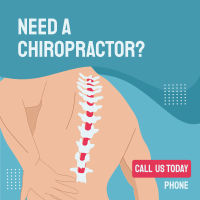 Book Chiropractor Services Instagram Post Design