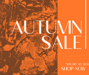 Autumn Leaves Sale Facebook post Image Preview