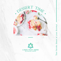 Dessert Delivery Service Instagram post Image Preview