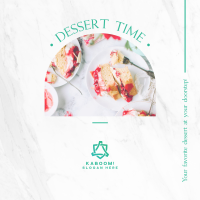 Dessert Delivery Service Instagram Post Design