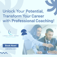 Professional Career Coaching Instagram Post Design