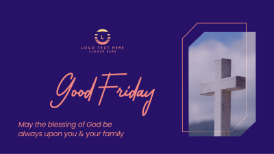 Good Friday Cross Facebook event cover Image Preview