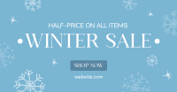 Winter Wonder Sale Facebook Ad Design